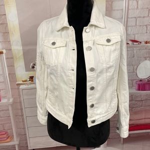 White Petite Banana Republic Jacket XXS
